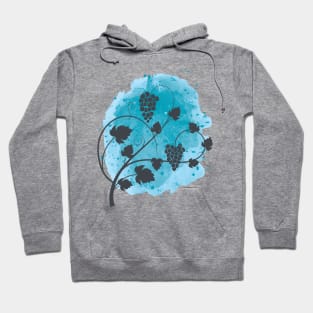 Wine Watercolor Hoodie